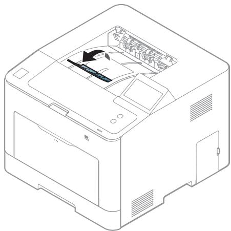 SAMSUNG PROXPRESS M4580FX - Utilisation du support de sortie papier - 2