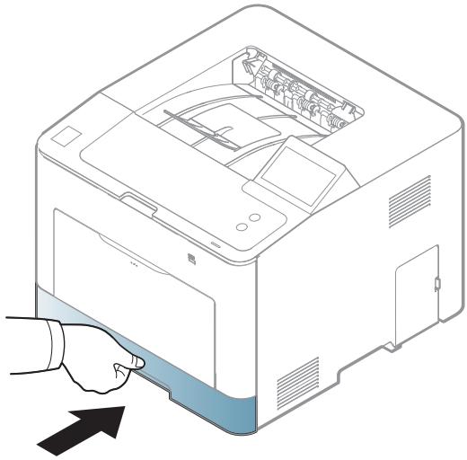 SAMSUNG PROXPRESS M4580FX - Remettez le bac en place dans l'appareil. - 1