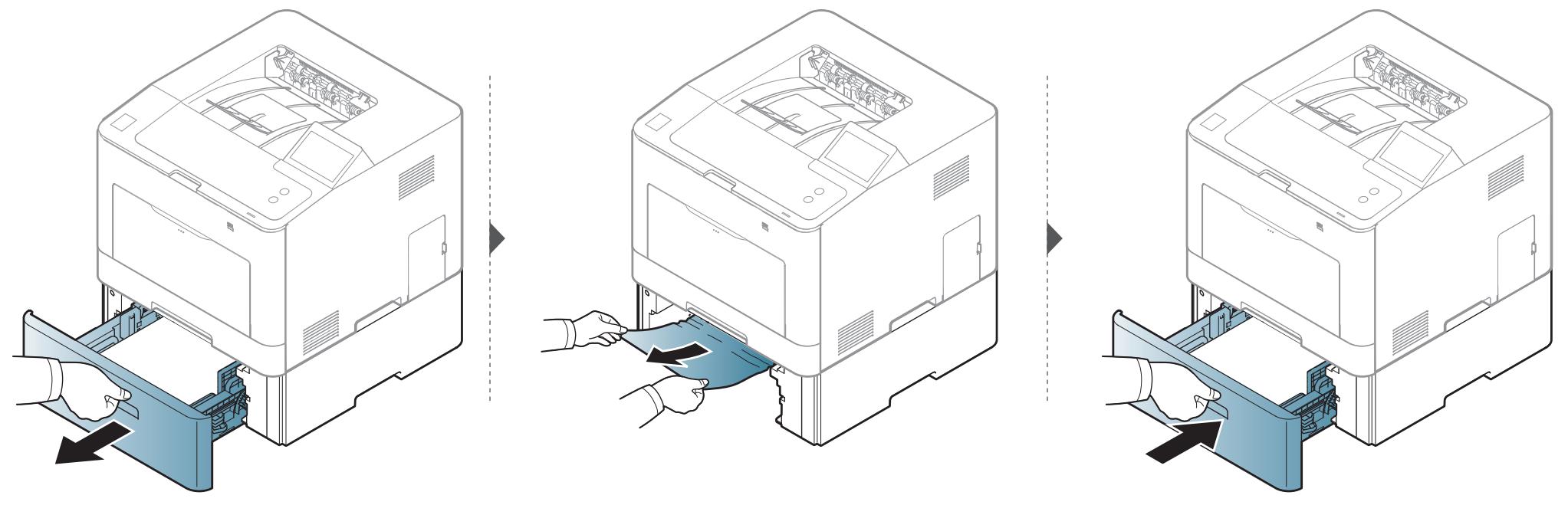SAMSUNG PROXPRESS M4580FX - Dans le bac optionnel - 1
