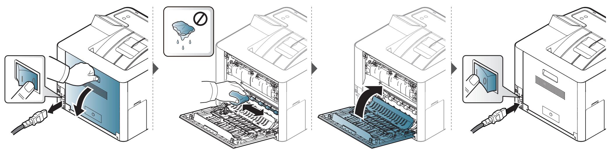 SAMSUNG PROXPRESS M4580FX - Nettoyage du rouleau d'entrainment - 2