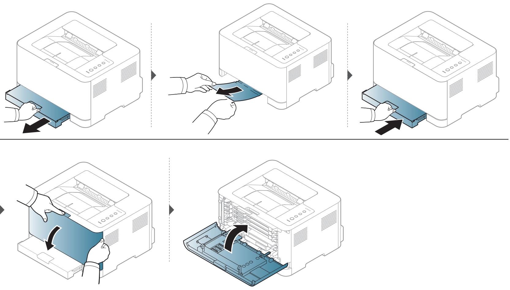 SAMSUNG PROXPRESS SL-M3325ND - Résolution des bourrages papier - 2