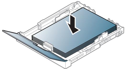 SAMSUNG MULTIXPRESS SL-K4250RX - Insérez le papier face à imprimer vers le haut. - 1
