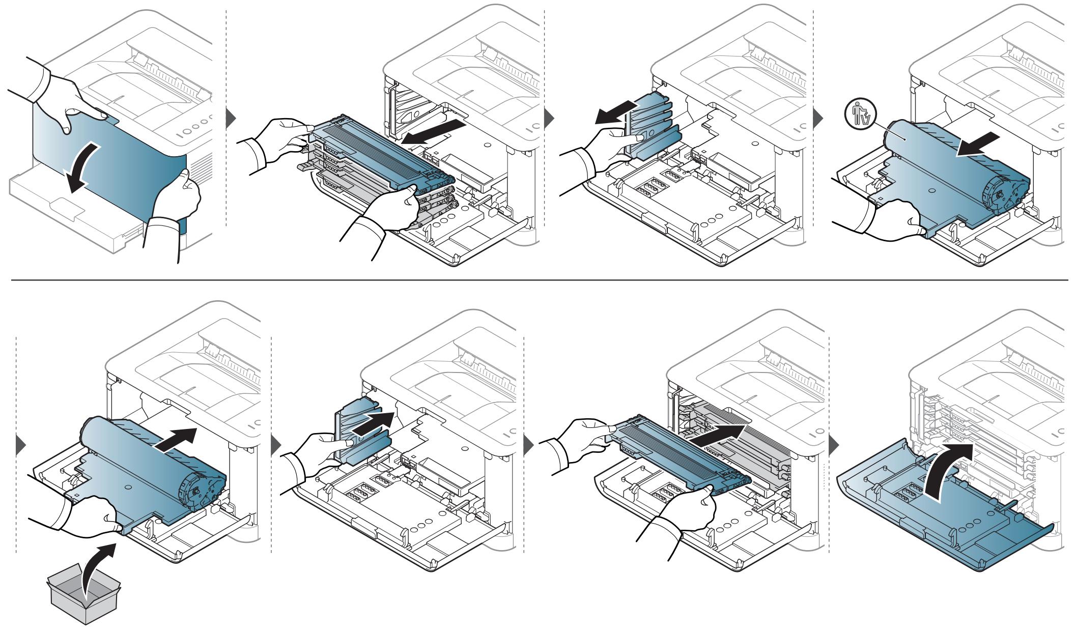 SAMSUNG MULTIXPRESS SL-K4250RX - Remplacement de l'unité d'imagerie - 1