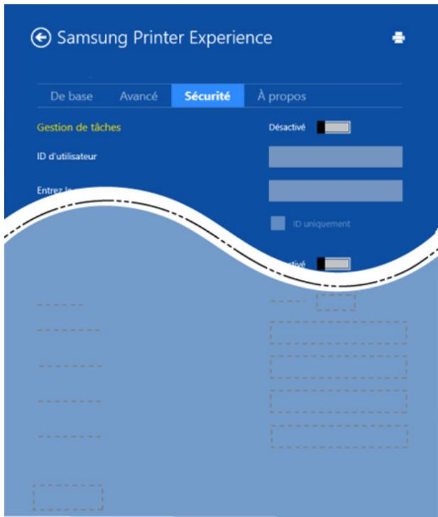 SAMSUNG MULTIXPRESS SL-K4250RX - Onglet Sécurité - 2
