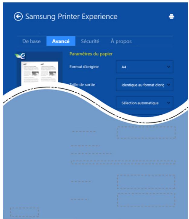 SAMSUNG MULTIXPRESS SL-M5370LX SMART - Onglet Avancé - 1