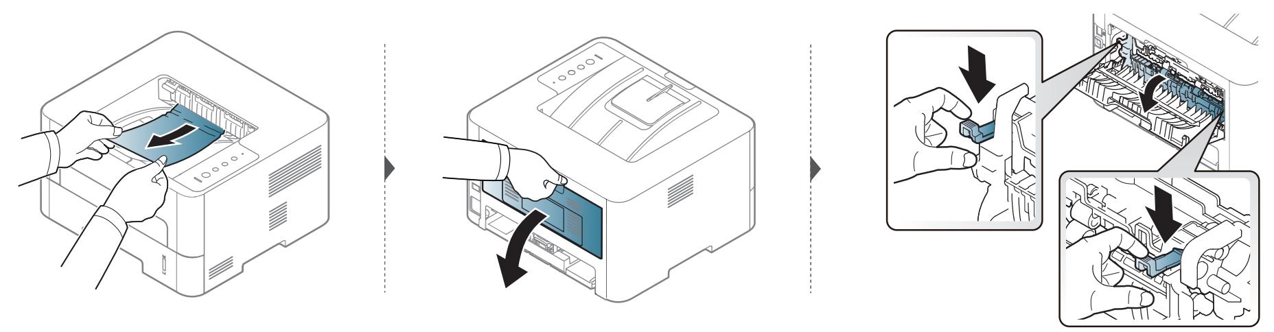 SAMSUNG ML-5515ND - Résolution des bourrages papier - 1