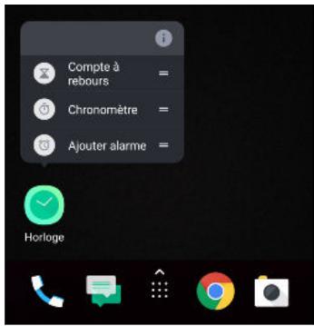HTC DESIRE 728G - Raccourcis de l'appli - 2