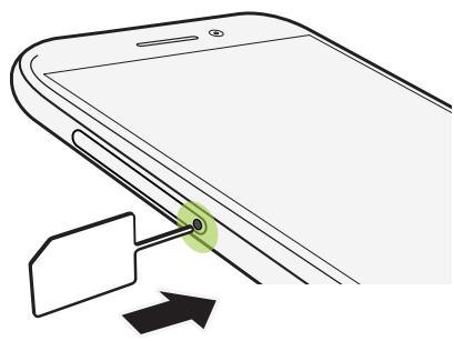 HTC DESIRE 728G - Installer les cartes nano SIM et microSD - 2