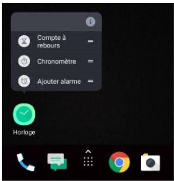 HTC DESIRE 728G - Raccourcis de l'appli - 1