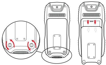 ENERGIZER ENERGY 100 - Installer la batterie et la carte SIM - 4