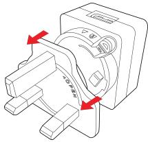 ENERGIZER P550S - Disassembly diagram for the UK charger - 2