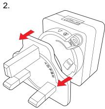 ENERGIZER P550S - Esquema de montaje del cargador UK - 4