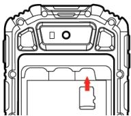 ENERGIZER P550S - Insert a memory card (optional) - 3