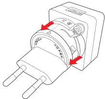 ENERGIZER P550S - Disassembly diagram for the European charger - 2