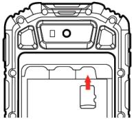 ENERGIZER P550S - Insérer une carte mémoire (en option) - 3