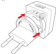 ENERGIZER P550S - Diagramă de asamblare pentru incarcătorul european - 1