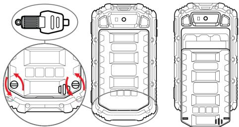 ENERGIZER P550S - Instalar la tarjeta SIM y la bateria - 1