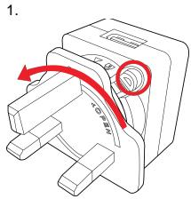 ENERGIZER P550S - Esquema de montaje del cargador UK - 3