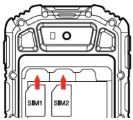 ENERGIZER P550S - Install the SIM card and battery - 2