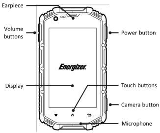 ENERGIZER P550S - Phone layout - 1