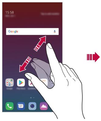 LG L90 (D405N) - Visualisation du thème d'arrière-plan - 1