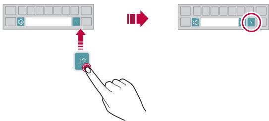LG L90 (D405N) - Changing the QWERTY keyboard layout - 1