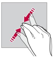 LG L90 (D405N) - Pinching and spreading - 1