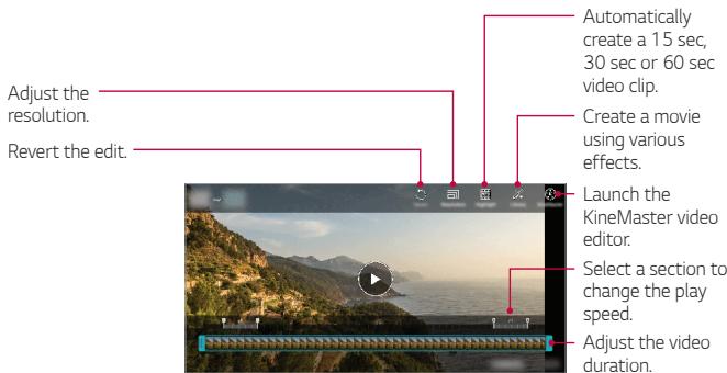 LG L90 (D405N) - Editing videos - 1