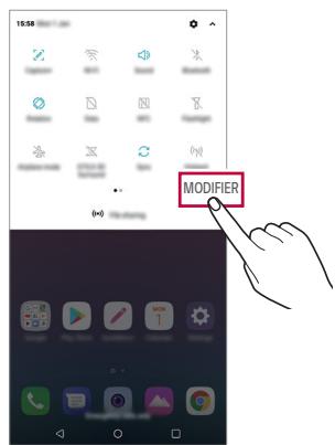 LG L90 (D405N) - Panneau de notifications - 2