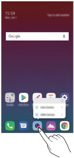 LG L90 (D405N) - Raccourcis des applications - 1