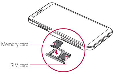 LG L90 (D405N) - Inserting the memory card - 1