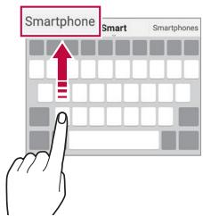 LG L90 (D405N) - Suggestion de mots - 1