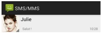 LOGICOM L-EMENT 403 - Envoyer un SMS ou MMS : - 1