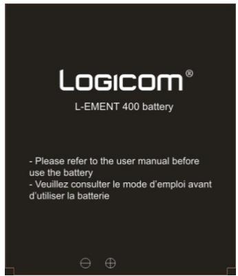 LOGICOM L-EMENT 403 - Installation et charge de la batterie - 1