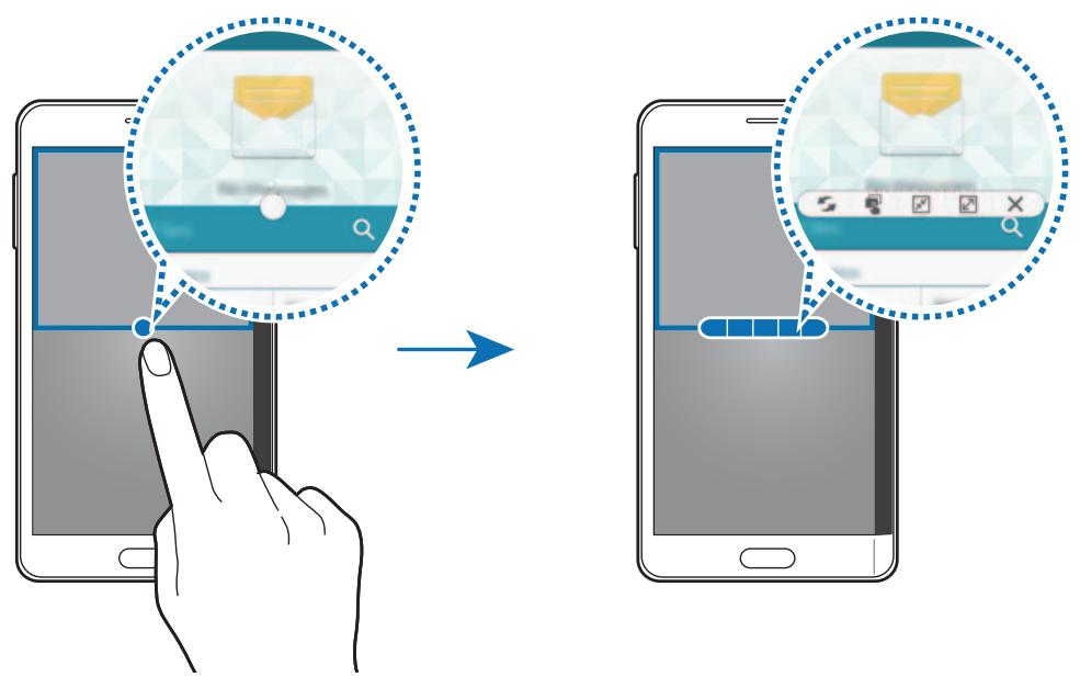SAMSUNG GALAXY A10 - Utiliser les options Multi-fenêtres - 1