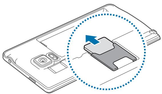 SAMSUNG GALAXY A10 - Retirer la carte SIM ou USIM et la batterie - 2