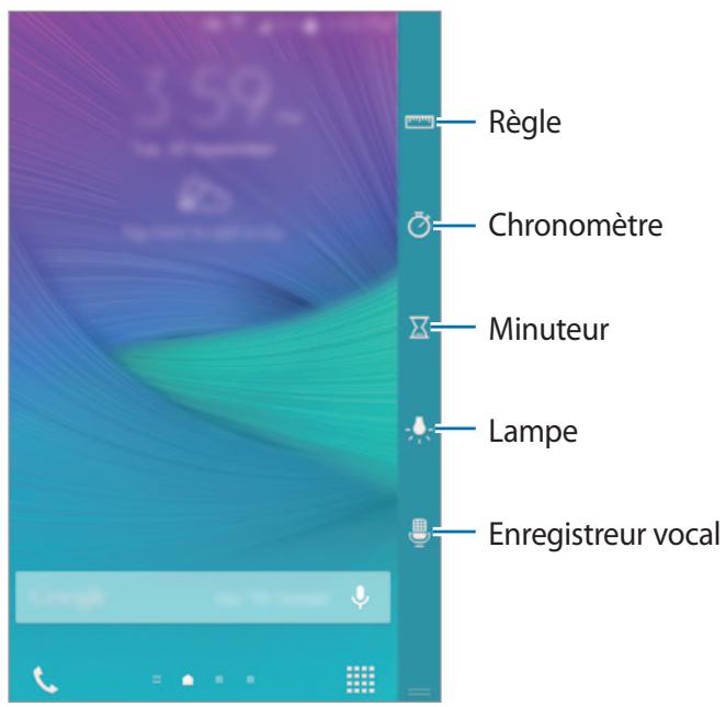Règle Chronomètre Minuteur Lampe Enregistreur vocal