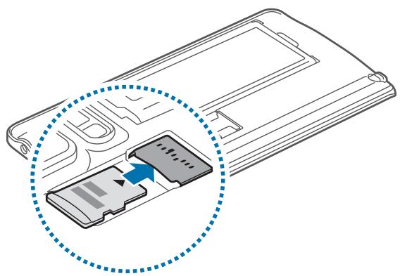SAMSUNG GALAXY A10 - Installer une carte mémoire - 3