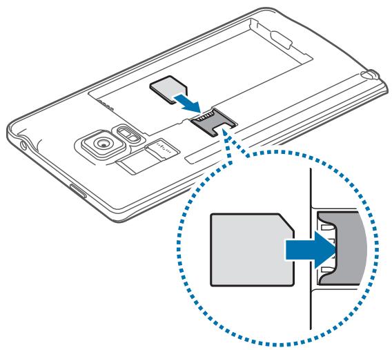 SAMSUNG GALAXY A10 - Installer la carte SIM ou USIM et la batterie - 4