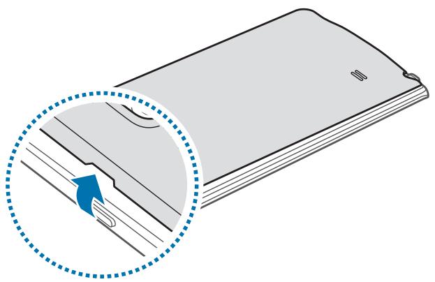 SAMSUNG GALAXY A10 - Installer la carte SIM ou USIM et la batterie - 2