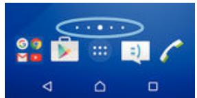SONY XPERIA E4 - Startbildschirm - 1