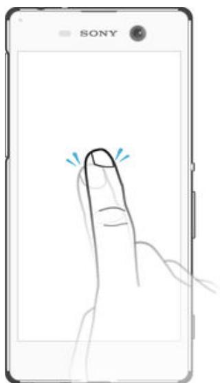 SONY XPERIA E4 - Verwenden des Touchscreens - 1