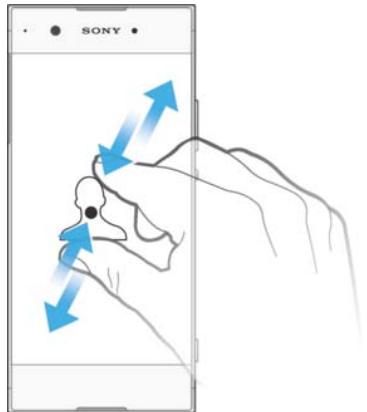 SONY M2 - Using the touchscreen - 3
