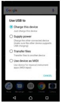 SONY M2 - Managing files using a computer - 1