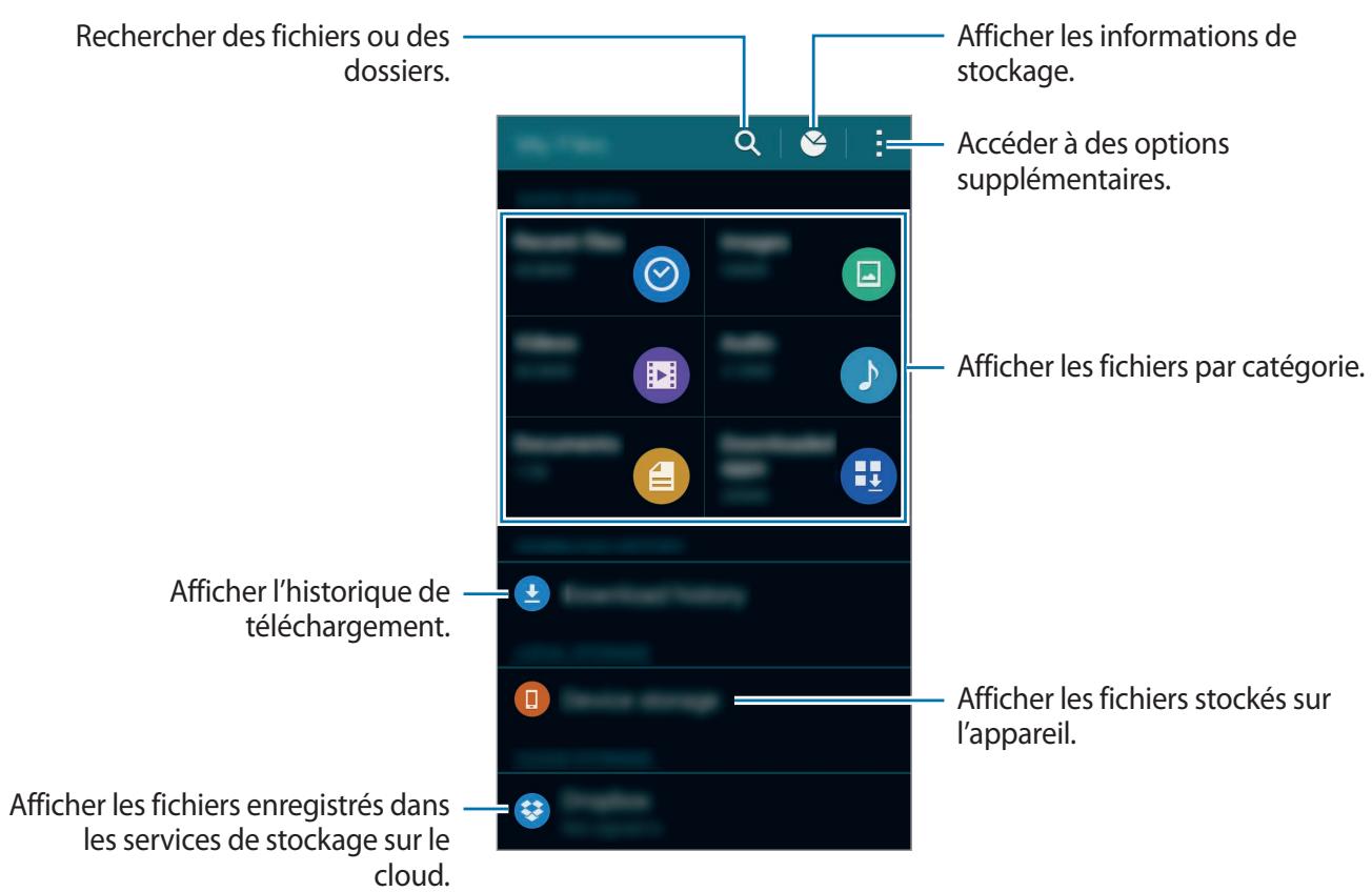 SAMSUNG GALAXY J3 J330 - Mes fichiers - 1