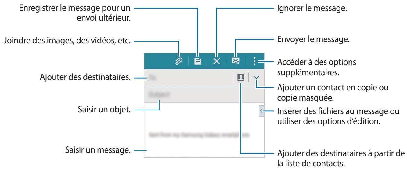SAMSUNG GALAXY J3 J330 - Envoyer des e-mails - 1