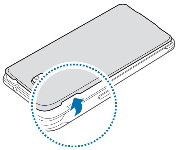 SAMSUNG GALAXY J3 J330 - Installer la carte SIM ou USIM et la batterie - 2