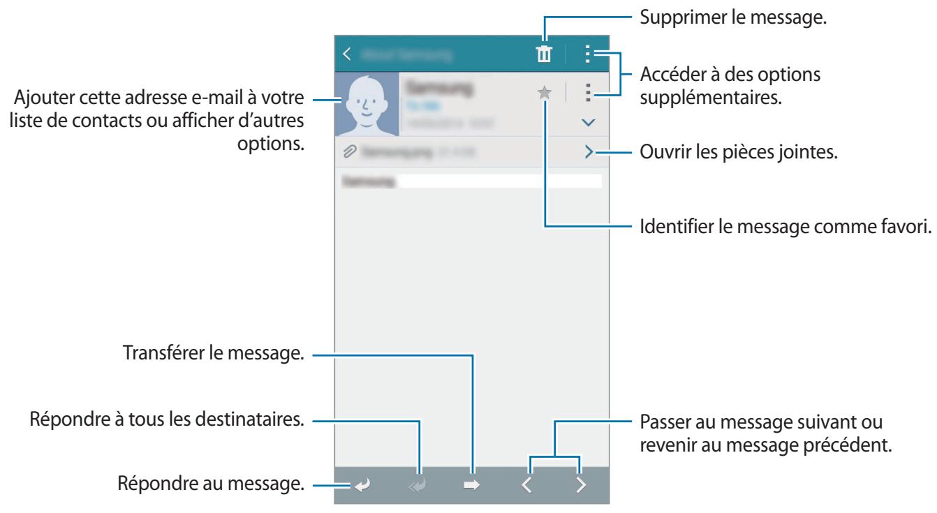 SAMSUNG GALAXY J3 J330 - Lire des e-mails - 1