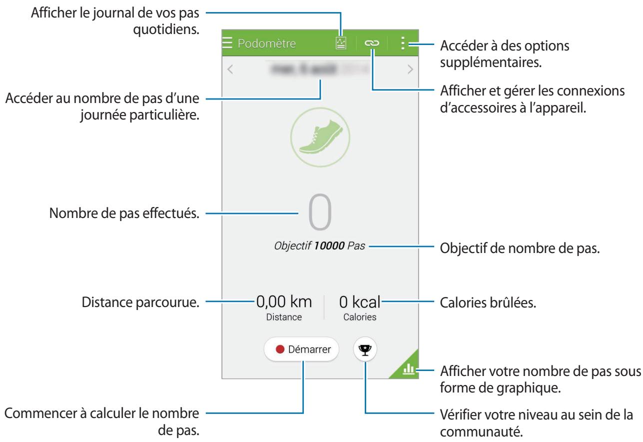 SAMSUNG GALAXY J3 J330 - Podomètre - 1