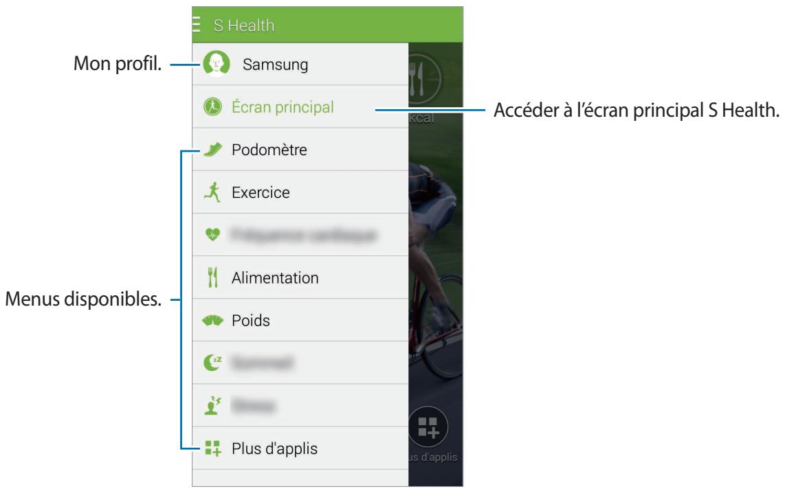 SAMSUNG GALAXY J3 J330 - Utiliser les menus s health - 1
